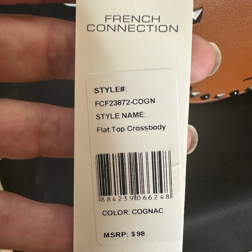 French Connection Brown Studded Women's Bag. NWT - Picture 2 of 8